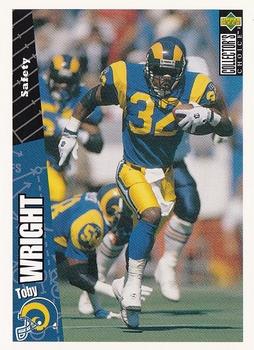 Toby Wright St. Louis Rams 1996 Upper Deck Collector's Choice NFL #132